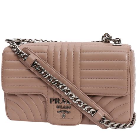 prada leather chain shoulder bag|Prada diagramme leather shoulder bag.